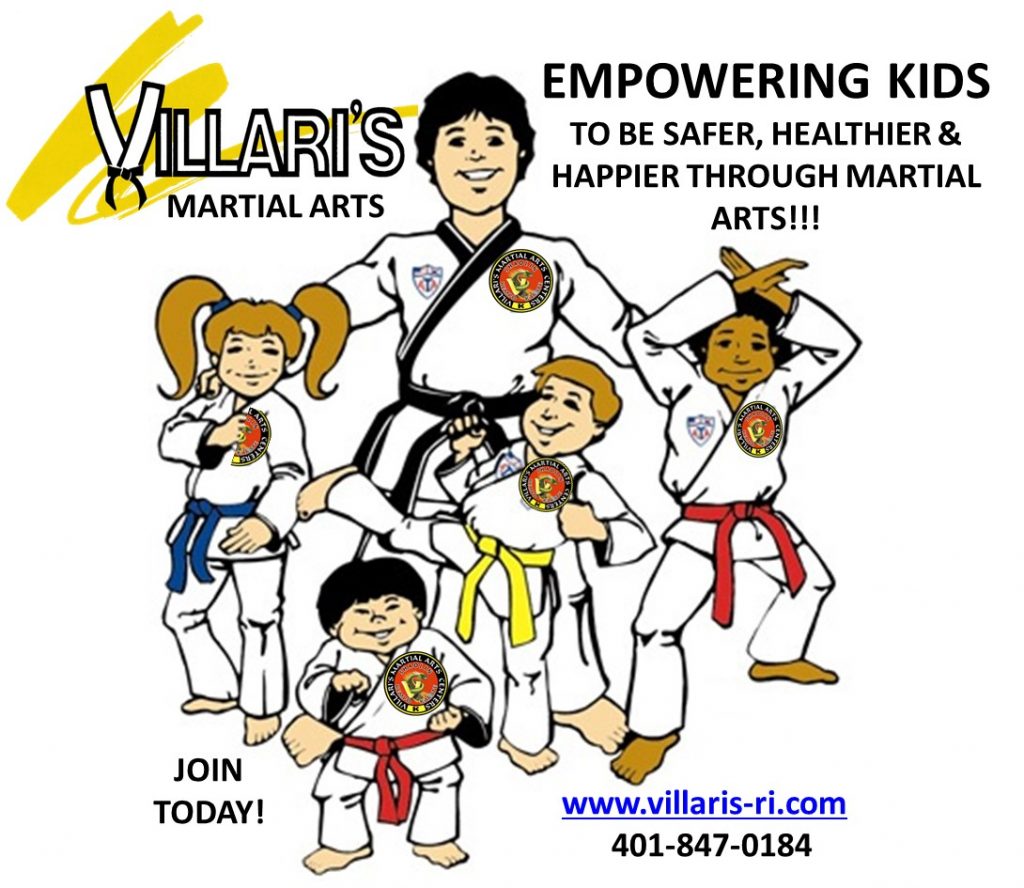 Kids Martial Arts at Villari's Martial Arts www.villaris-ri.com safer healthier happier