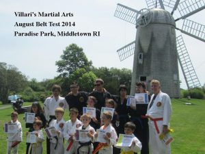 Villari's Martial Arts Middletown RI AUG BELT TEST 2014