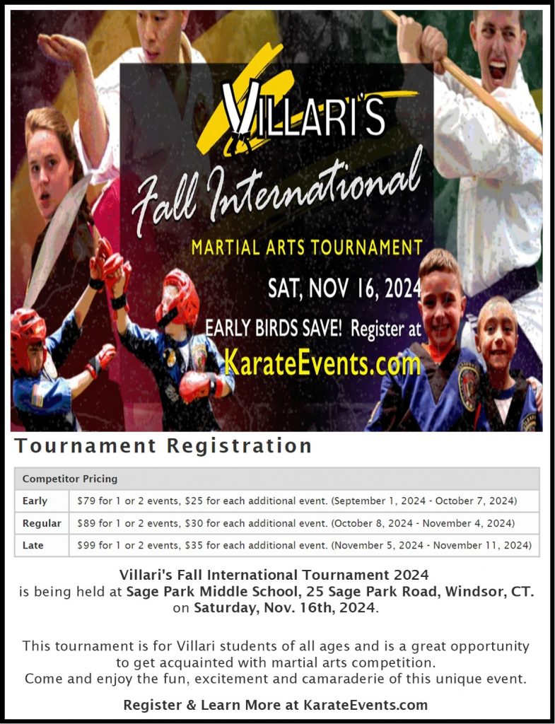 Villari Tournament Fall International Nov 16 2024 KarateEvents.com